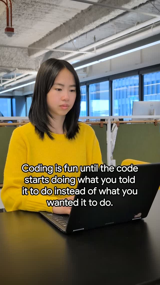 googlefordevs 게시물 이미지: Sometimes the code understands the assignment...