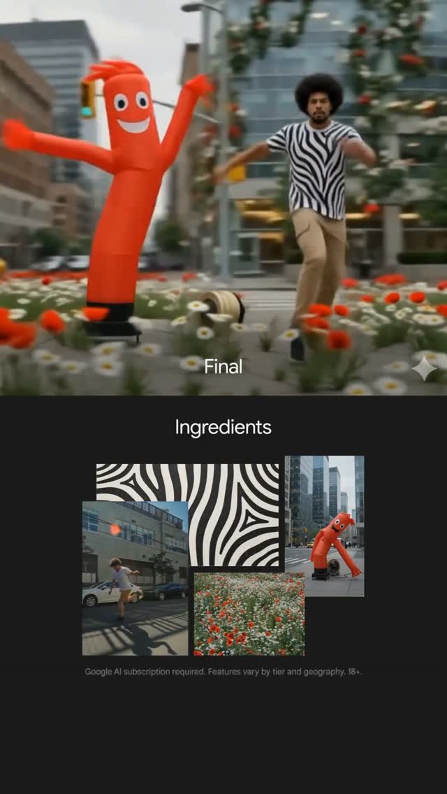 googlegemini 게시물 이미지: Add text, video, or up to five images as your...