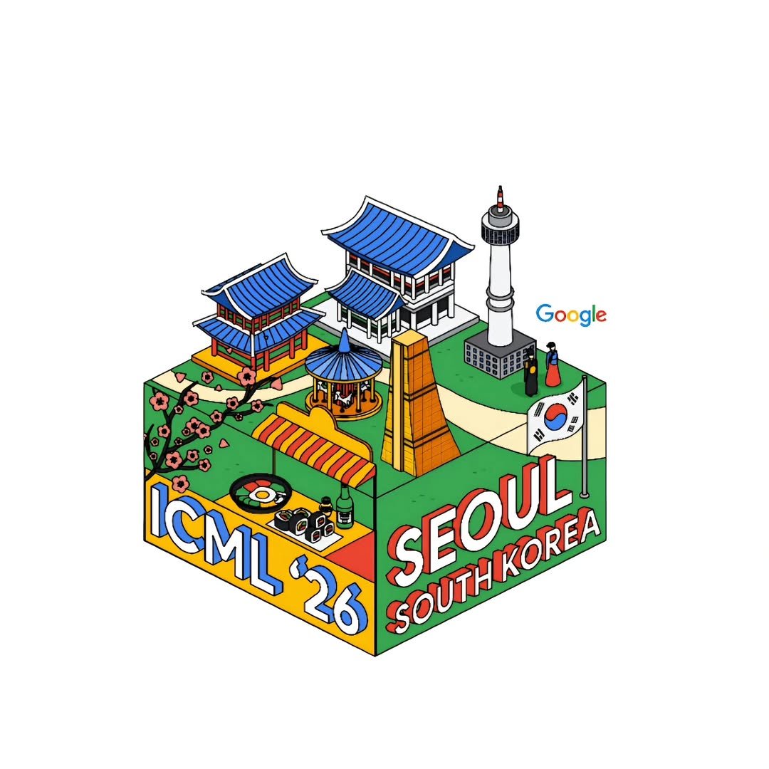googlekorea 게시물 이미지: Google at ICML 2026 

July 6th, 2026 to July...