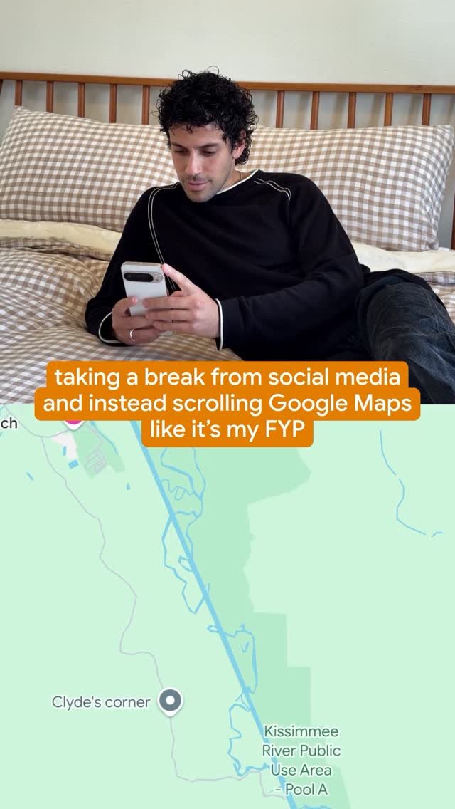 googlemaps 게시물 이미지: brb following a river on Google Maps