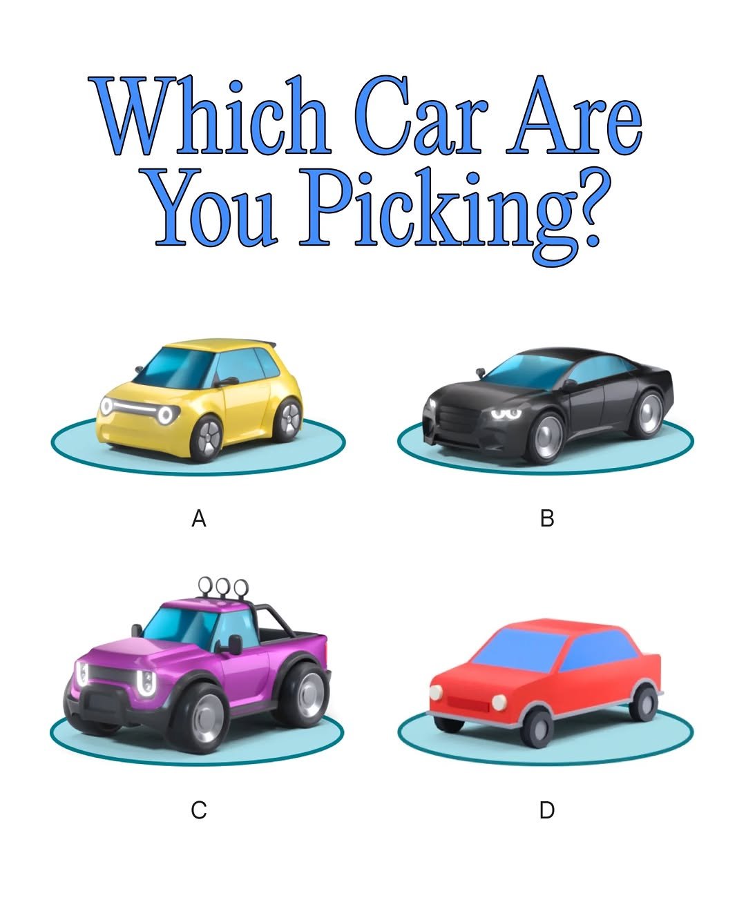 googlemaps 게시물 이미지: pick your whip: A, B, C, or D? 🚙💨

these are...