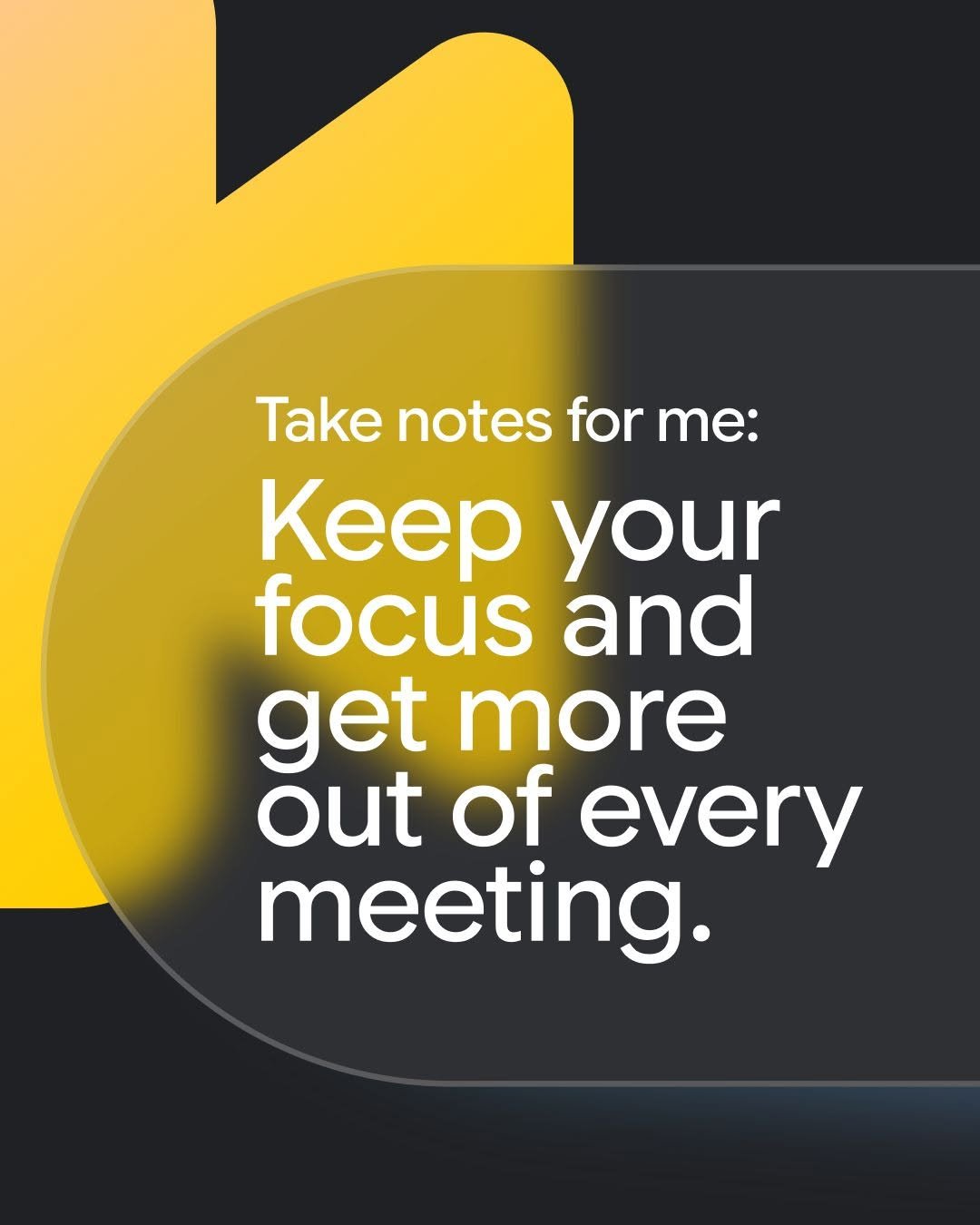 googleworkspace 게시물 이미지: There’s no need to assign a note-taker when...