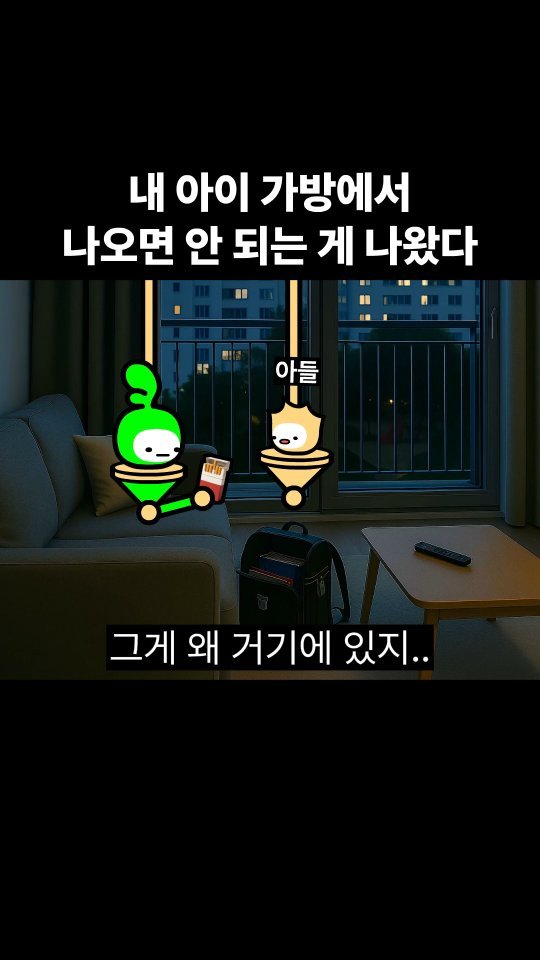 goomering_ 게시물 이미지: 내 아이 가방에서 나오면 안 되는 게 나왔다