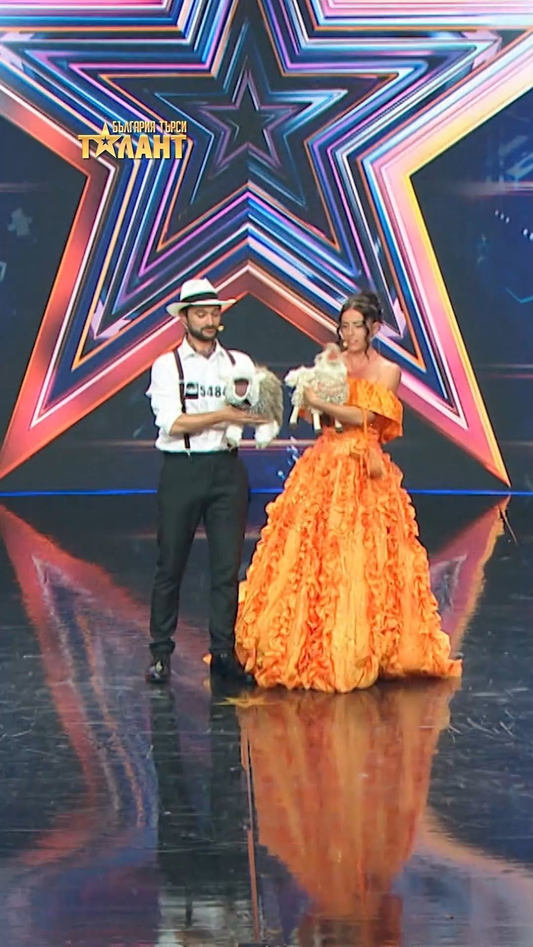 gottalentglobal 게시물 이미지: 🐑🇮🇹 Италианците Даниеле и Неймана преобразиха...