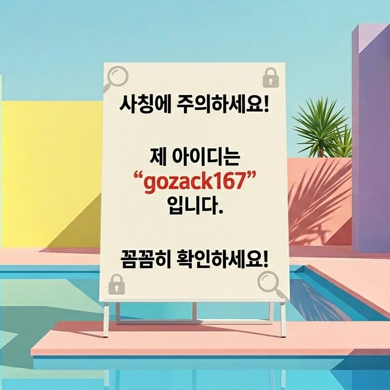 Photo by 고짹짹 | 전문 트레이더 on April 01, 2026. May be an image of poster and text that says '사칭에 주의하세요! 제 아이디는 "gozack167" 입니다. 꼼꼼히 확인하세요!'.