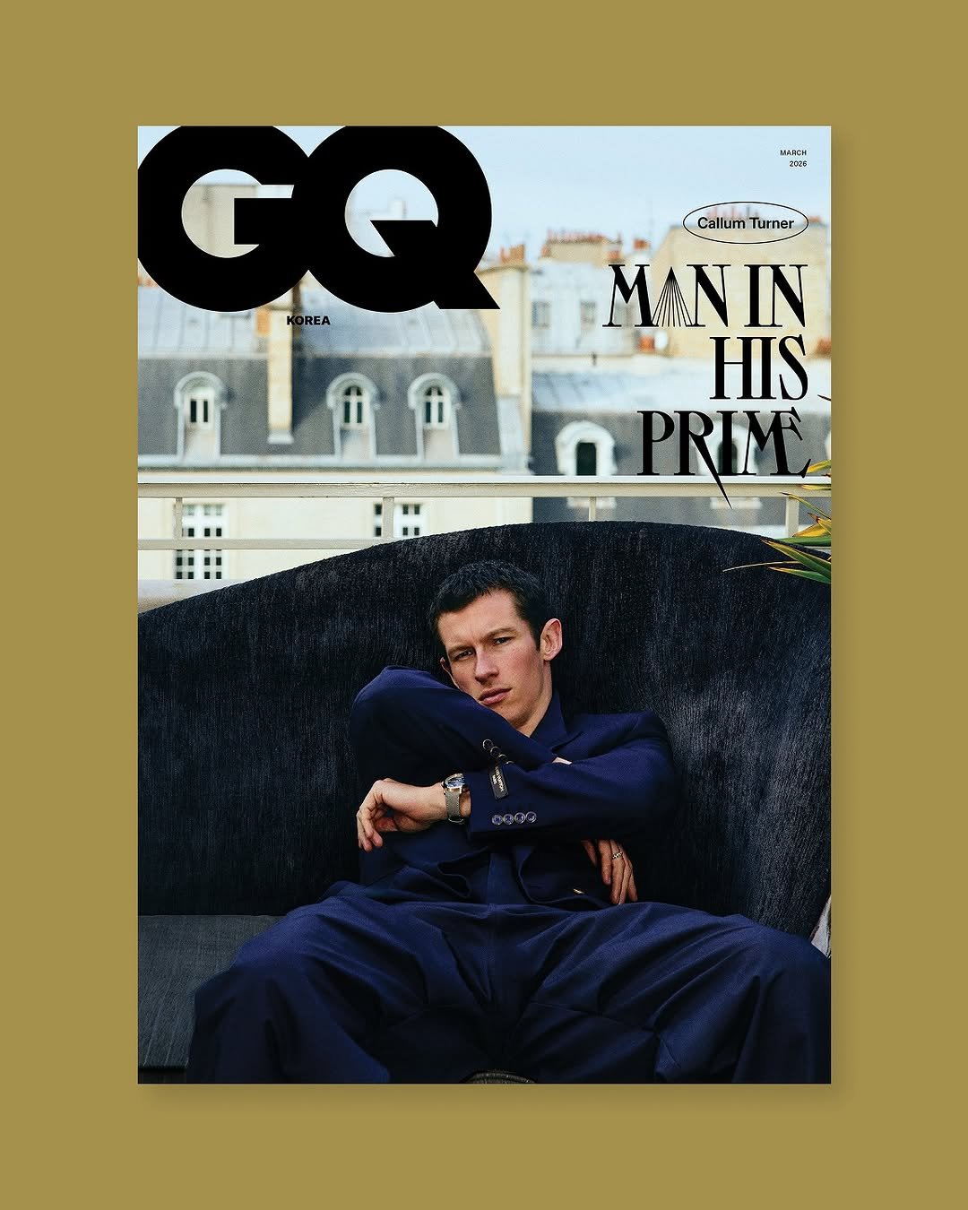 Photo shared by GQ KOREA on February 14, 2026 tagging @louisvuitton. May be a graphic of magazine, poster, newspaper and text.