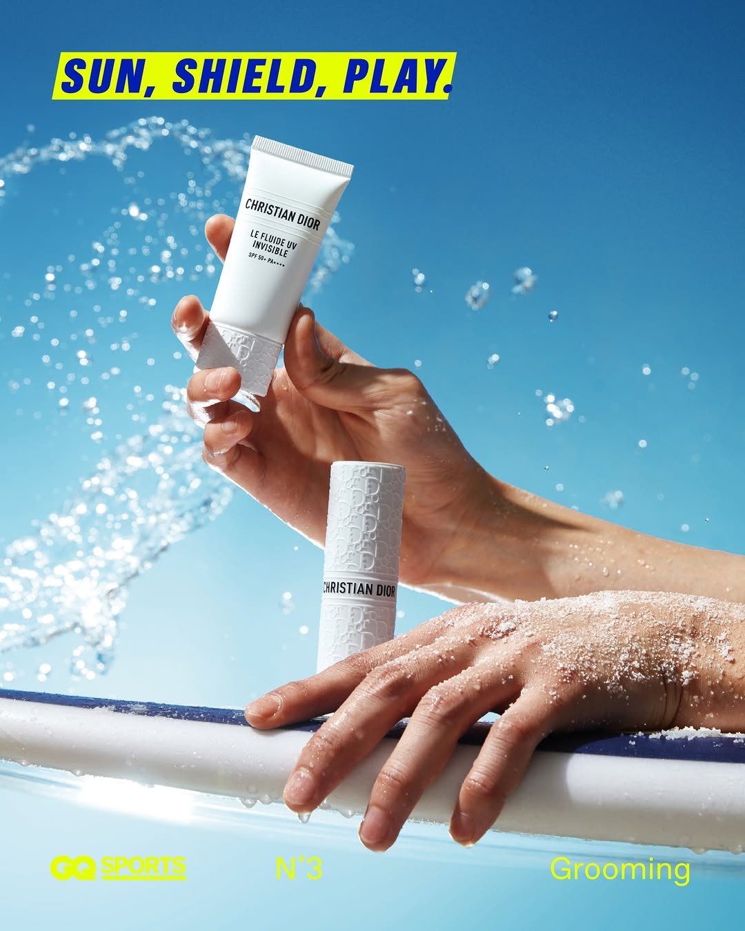 Photo by GQ KOREA on April 27, 2026. May be an image of hair product, hand cream, lotion and text.