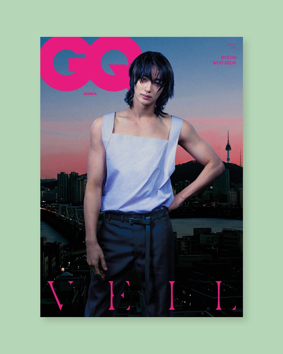 gq_korea 게시물 이미지: #협찬 𝙂𝙌 𝙆𝙊𝙍𝙀𝘼 𝘼𝙐𝙂𝙐𝙎𝙏 𝙄𝙎𝙎𝙐𝙀 𝙒𝙄𝙏𝙃 𝘽𝙔𝙀𝙊𝙉 𝙒𝙊𝙊...