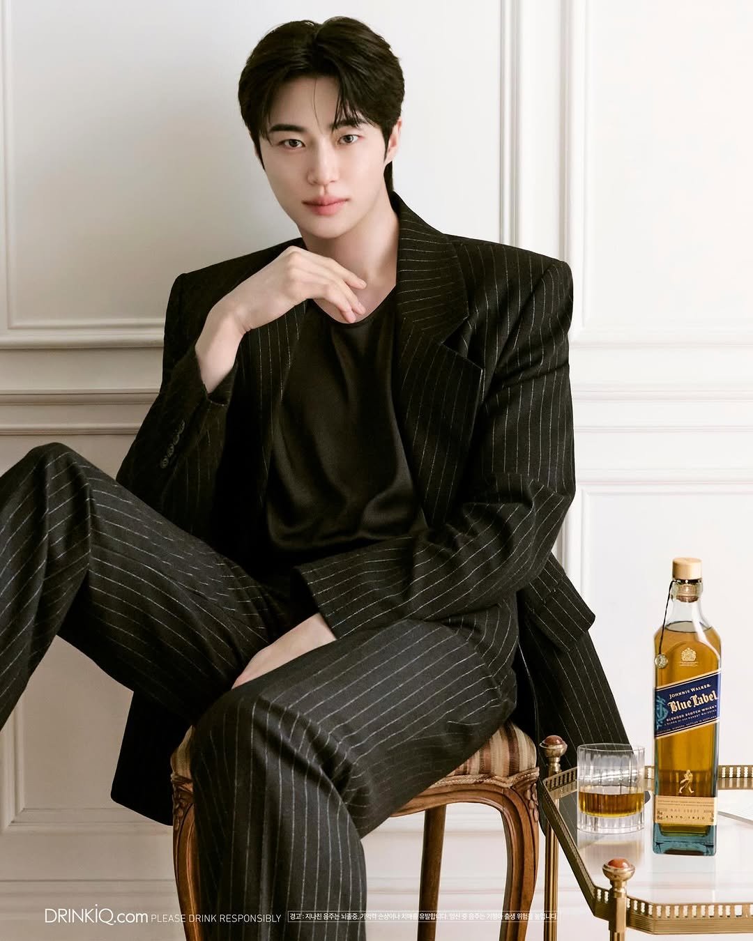 Photo shared by GQ KOREA on April 28, 2026 tagging @byeonwooseok. May be an image of bolo tie and text.