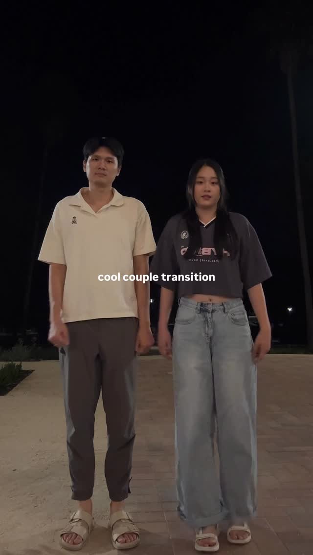 gracetanxh 게시물 이미지: easy and cool couple transition idea for you 🤍...