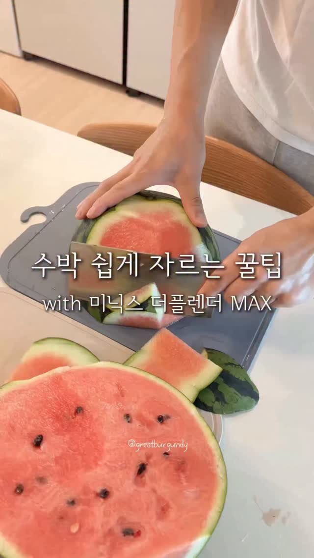 greatburgundy 게시물 이미지: ❗️공구마감❗️ 

✨공구 | 미닉스 더플렌더 MAX 음식물처리기 ✨ 
 
수박...