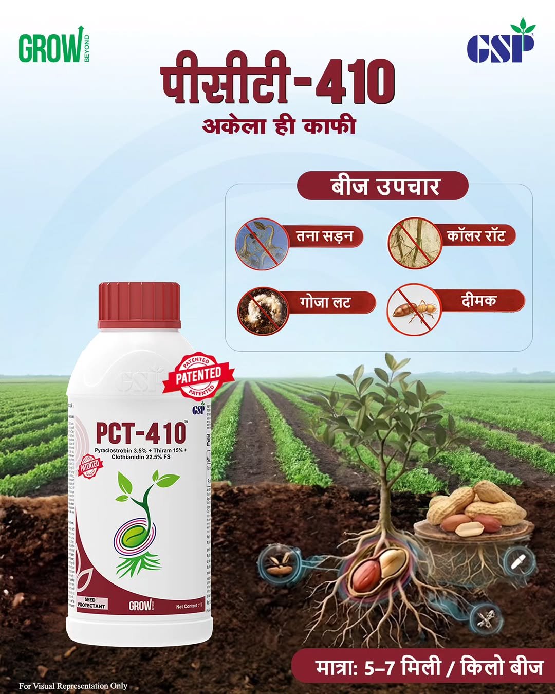 gspcrop 게시물 이미지: तना सड़न हो या दीमक का वार,
अब हर खतरे पर एक...