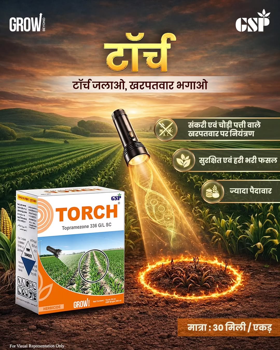 gspcrop 게시물 이미지: 🔥 खेत में खरपतवार का अंधेरा खत्म, अब चलेगा...