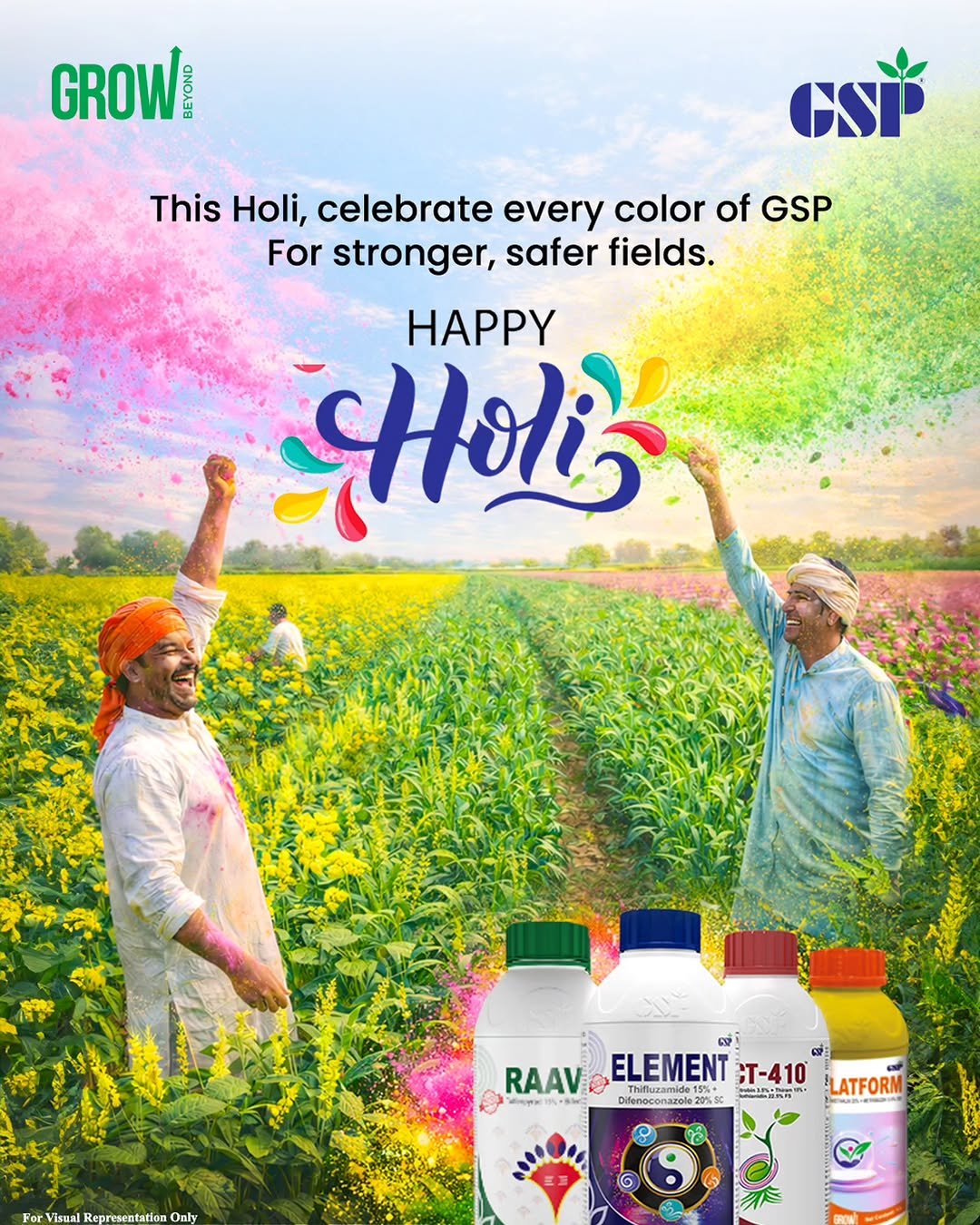 gspcrop 게시물 이미지: Colors in the air, confidence in your fields....