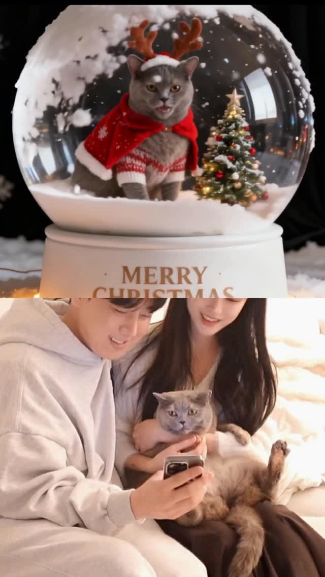 gueul_couple 게시물 이미지: 마루로 AI 뮤직비디오 만든 집사 🎬🐈
사진만 골라서 넣었을 뿐인데
완성본 보자마자...