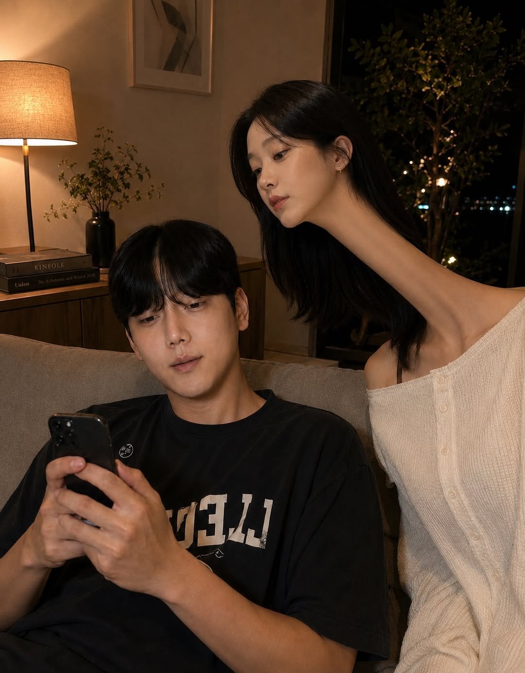 gueul_couple 게시물 이미지: 남편이 폰 보고 있을때  #fyp