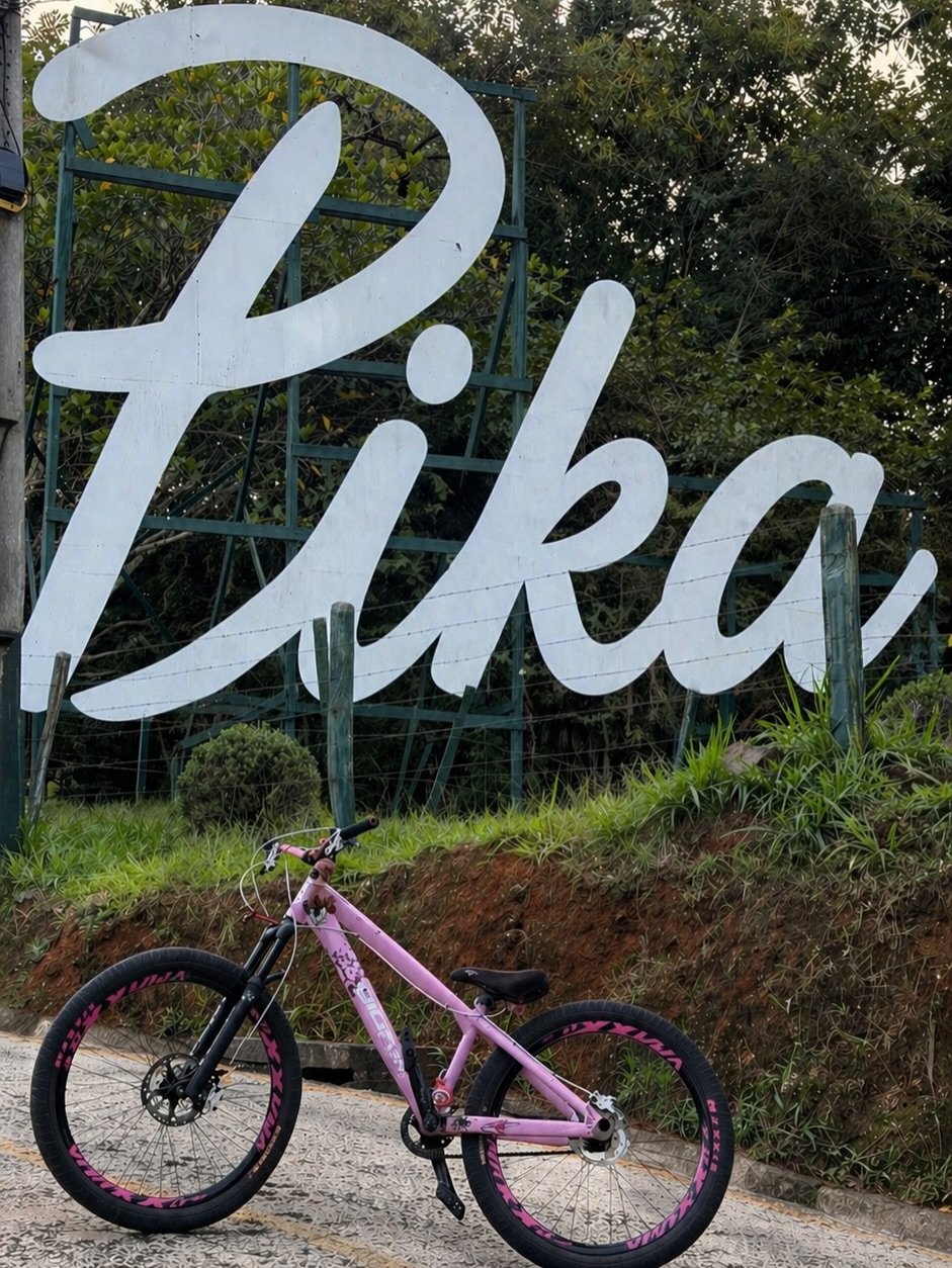 Photo by Gustavo Borges on April 27, 2026. May be an image of bicycle and text that says 'lika ika'.