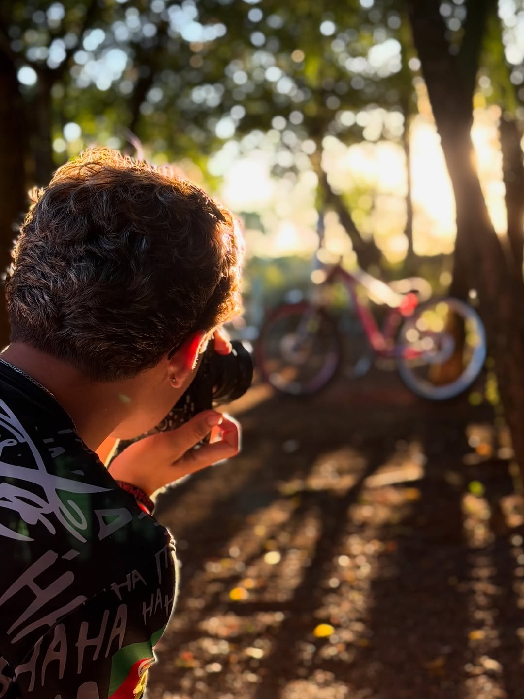 Photo by Gustavo Borges on February 18, 2026. May be an image of bicycle, park and text.