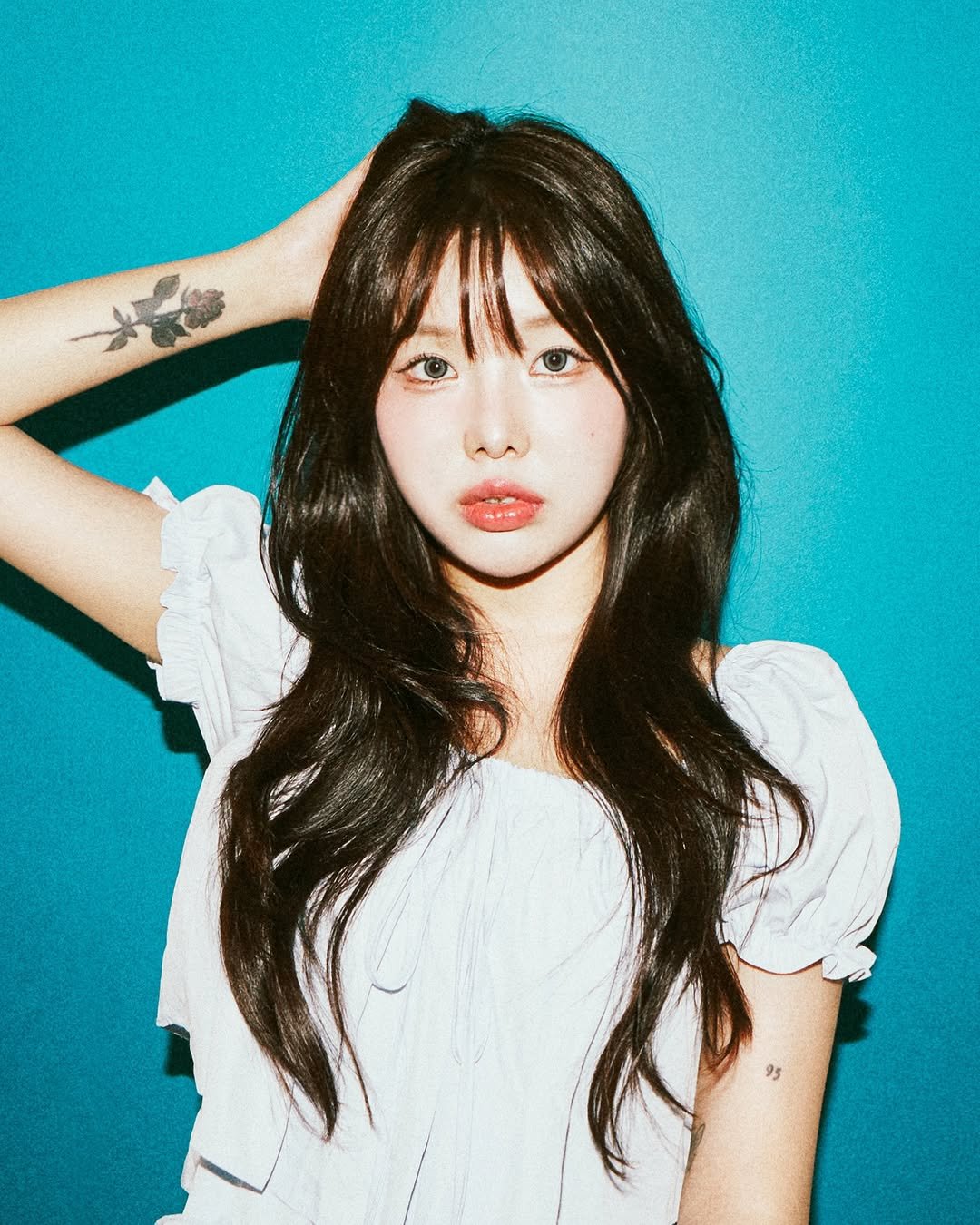 Photo by HAYEON on July 27, 2025. May be an image of 1 person, hair and text.