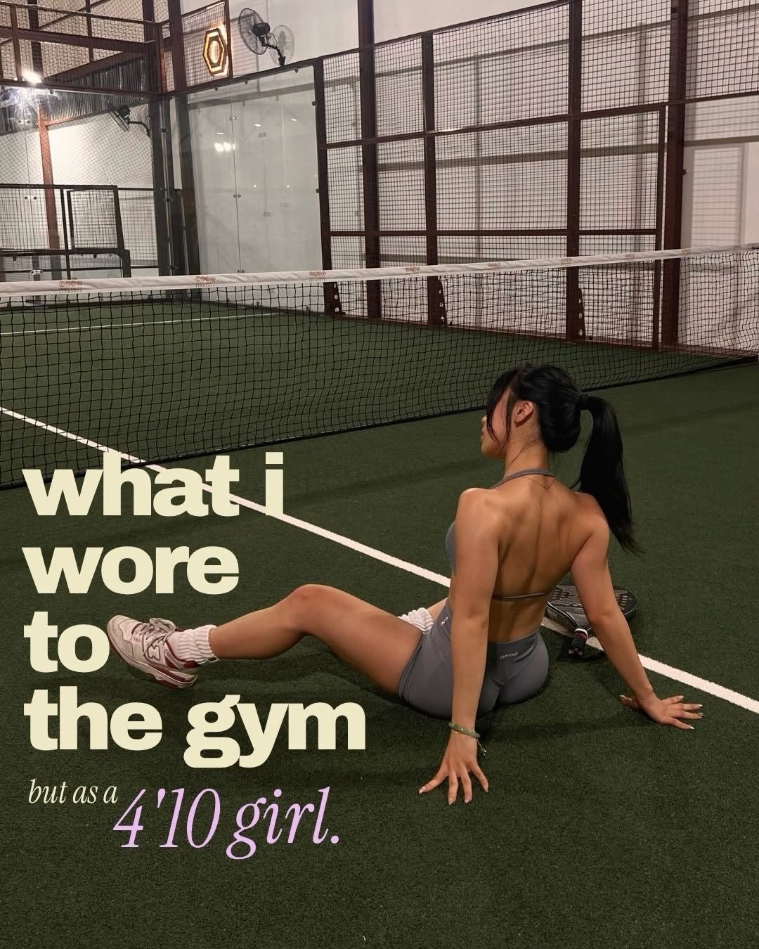 gymwithnefurjen 게시물 이미지: what I wore to the gym as a 4’10 gym...