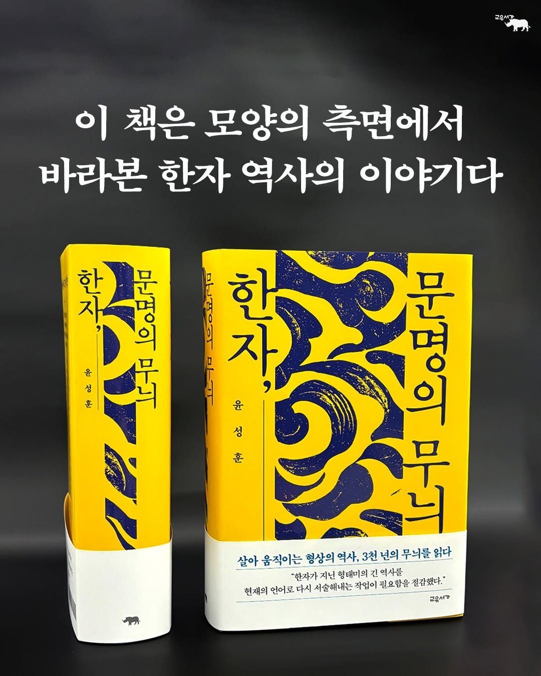 gyoyu_books 게시물 이미지: "한자는 형음의形音義 즉 모양, 소리, 뜻이라는 세 요소로 이루어져 있다. 이 책은...