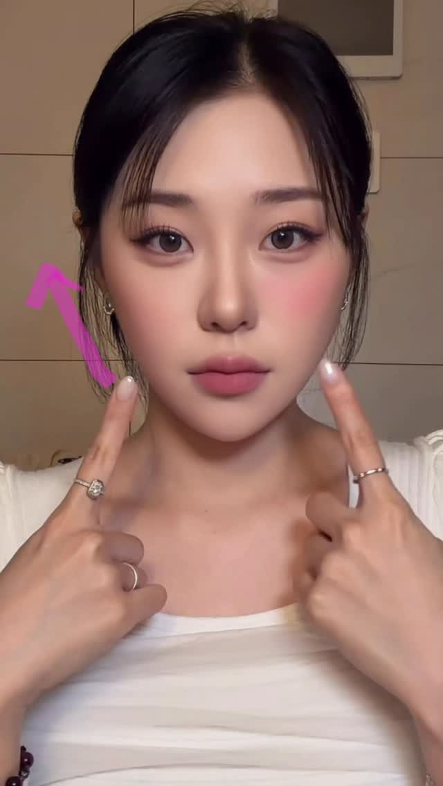 ha_sobin 게시물 이미지: 중안부 삭제🚨 무너진 얼굴 복구하는 ’이 위치‘ 리프팅 메이크업