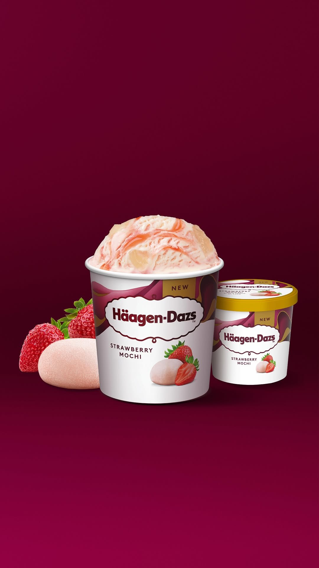 haagendazskorea 게시물 이미지: ⠀
𝗡.𝗘.𝗪 하겐다즈 딸기 모찌🍓

따뜻한 날씨에 기분까지 산뜻해지는...