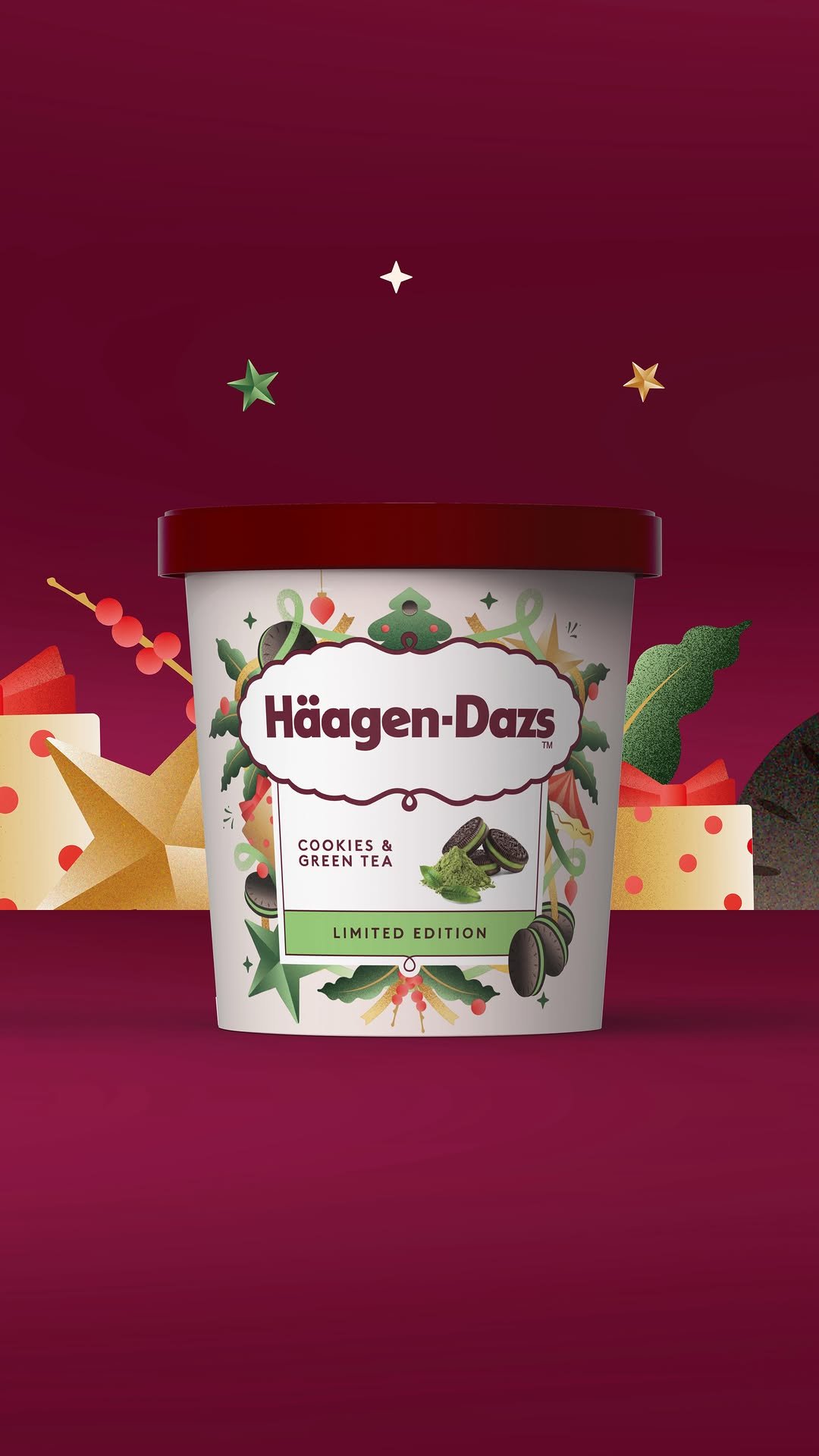 haagendazskorea 게시물 이미지: ⠀⠀
💚하겐다즈 𝐍𝐄𝐖 쿠키&그린티

진한 그린티 아이스크림 속 
바삭한 리얼 쿠키...