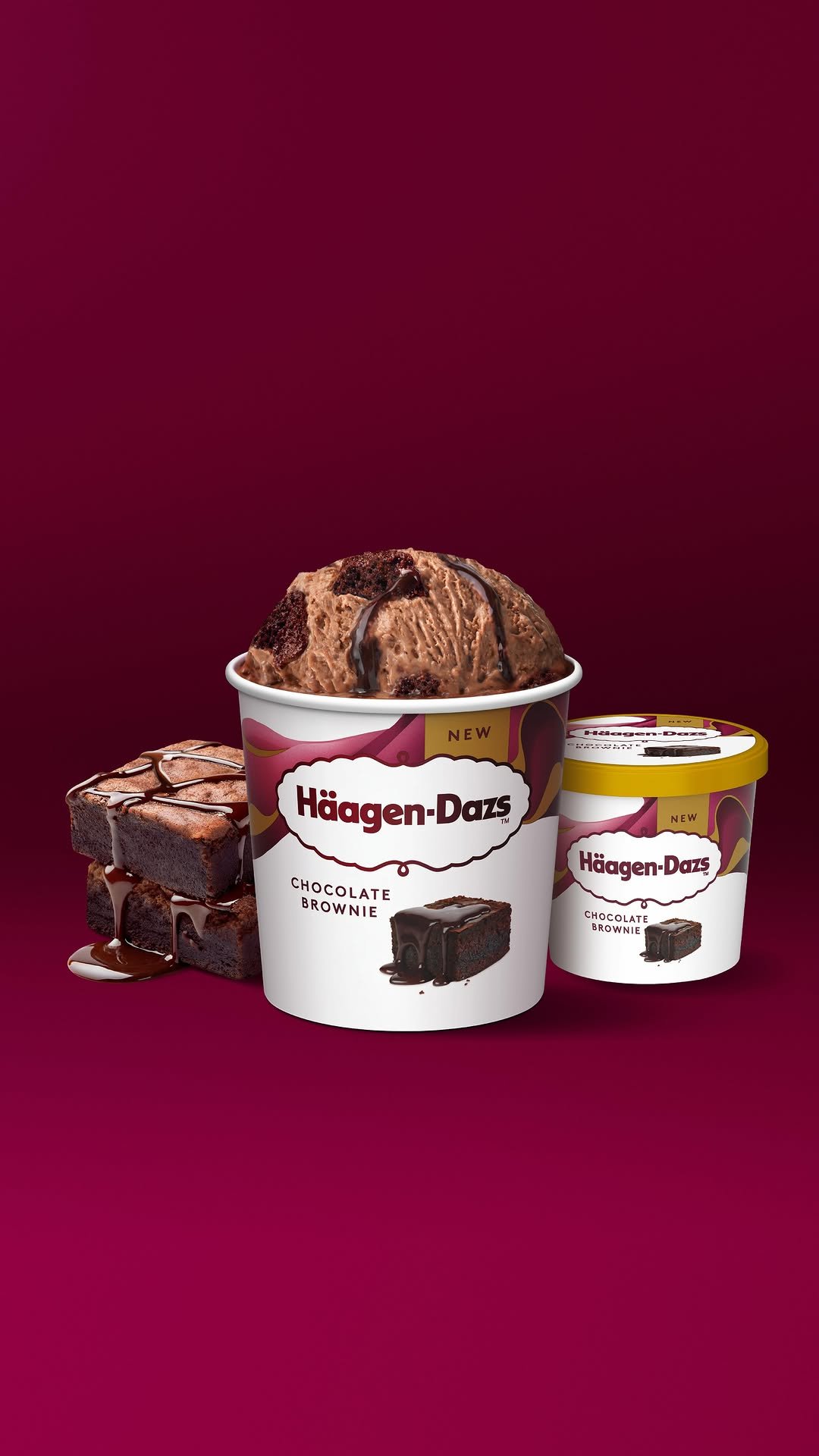 haagendazskorea 게시물 이미지: ⠀
𝗡.𝗘.𝗪 하겐다즈 초코 브라우니🍫

𝗥𝗘𝗔𝗟 초콜릿의 깊은 맛을 담은
초코...