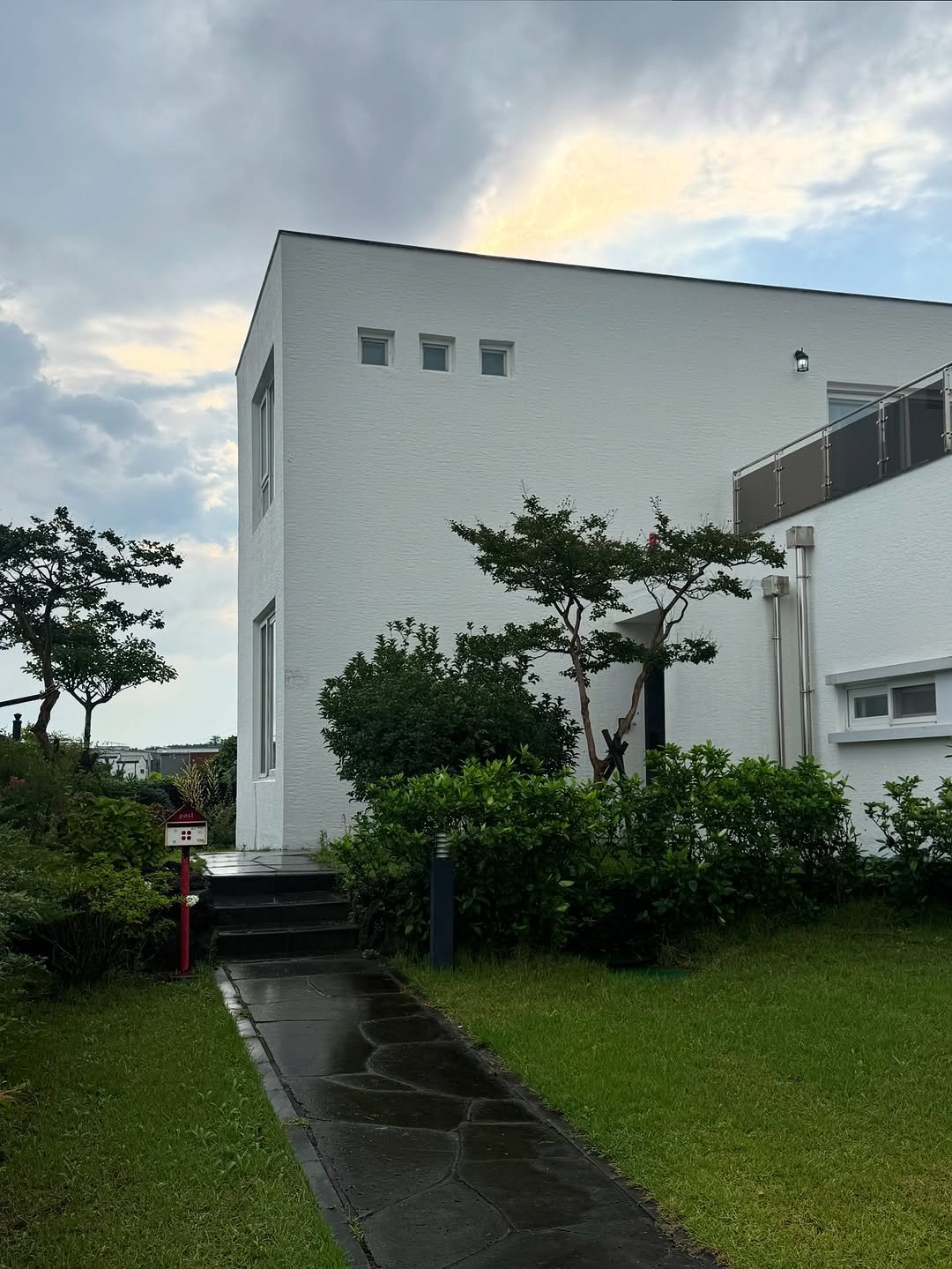 Photo by Habin Son on August 30, 2025. May be an image of outdoors, buildings and text.