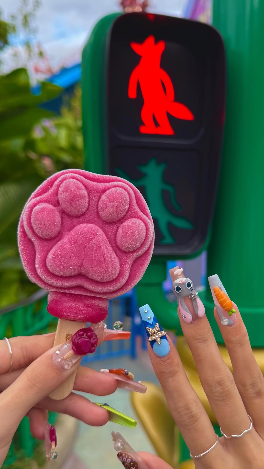 habomnails 게시물 이미지: Zootopia 네일하기🦊🐰