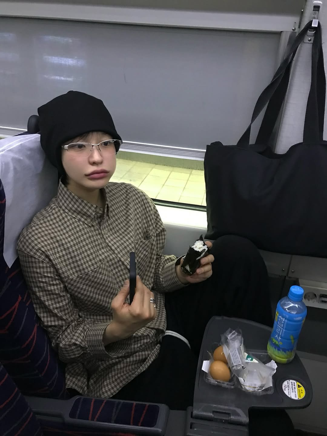 Photo by 하경 on July 16, 2025. May be an image of 1 person, train and text.