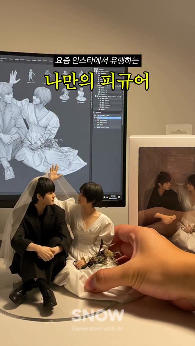 hacuming 게시물 이미지: 요즘 유행하는 AI 모션 피규어
SNOW 어플에서도 쉽게 해볼 수...