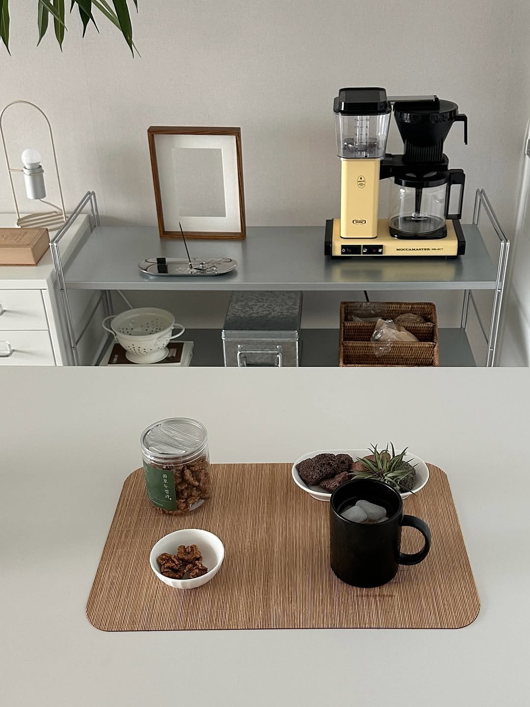 Photo by 해보구의 집 꾸미기 | 엄마의 감성 공간 노트 on July 23, 2025. May be an image of coffee cup, tea maker, coffee maker, kitchen appliance and text.