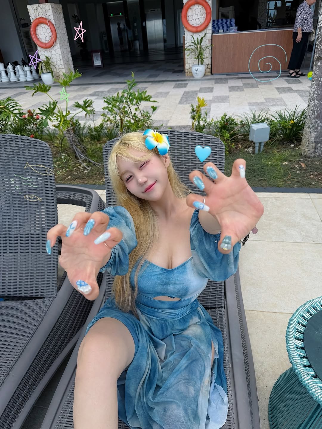 haebom_m 게시물 이미지: 🇺🇸 사이판에서 맞이한 여름💦
수영장 1년만이야!!!!! 🫪🫪