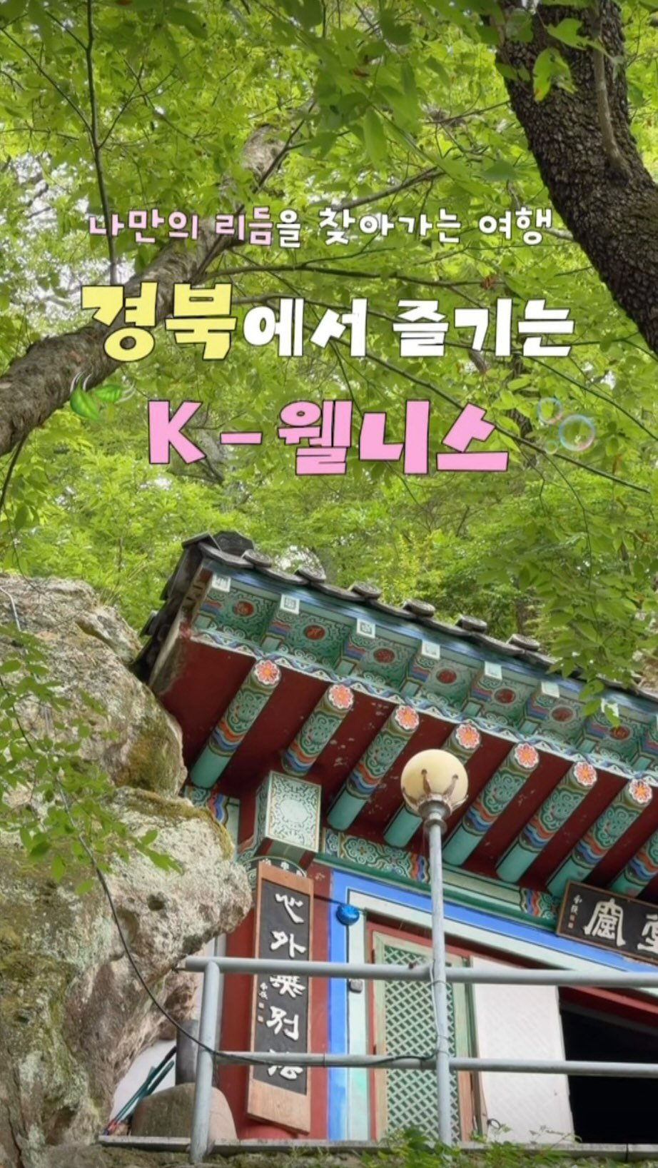 haeniivel 게시물 이미지: 국내에서 즐길 수 있는 경북 k-웰니스🫧 #제작지원

경북에서 즐길 수 있는 웰니스...