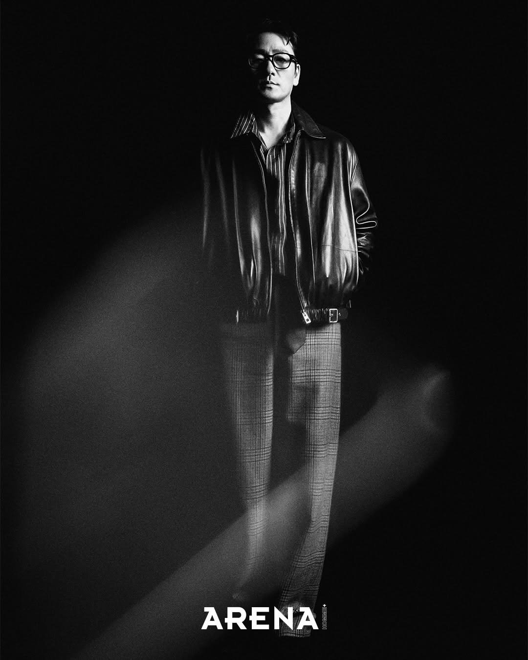 Photo by 박해수 PARKHAESOO on December 23, 2025. May be a black-and-white image of text that says 'ARENA'.