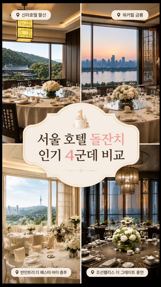 hailey_world__ 게시물 이미지: 🎂전 어디를 선택했을까요?🎂

서울 호텔 돌잔치, 어디가 가장 좋을까? 🎂✨

예비...