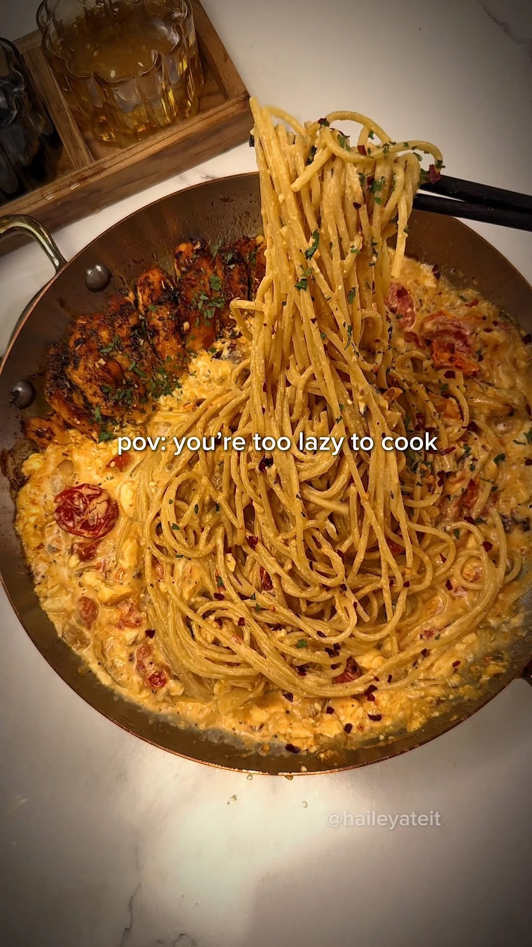 haileyateit 게시물 이미지: This ain’t your average pasta🍝 Just toss...