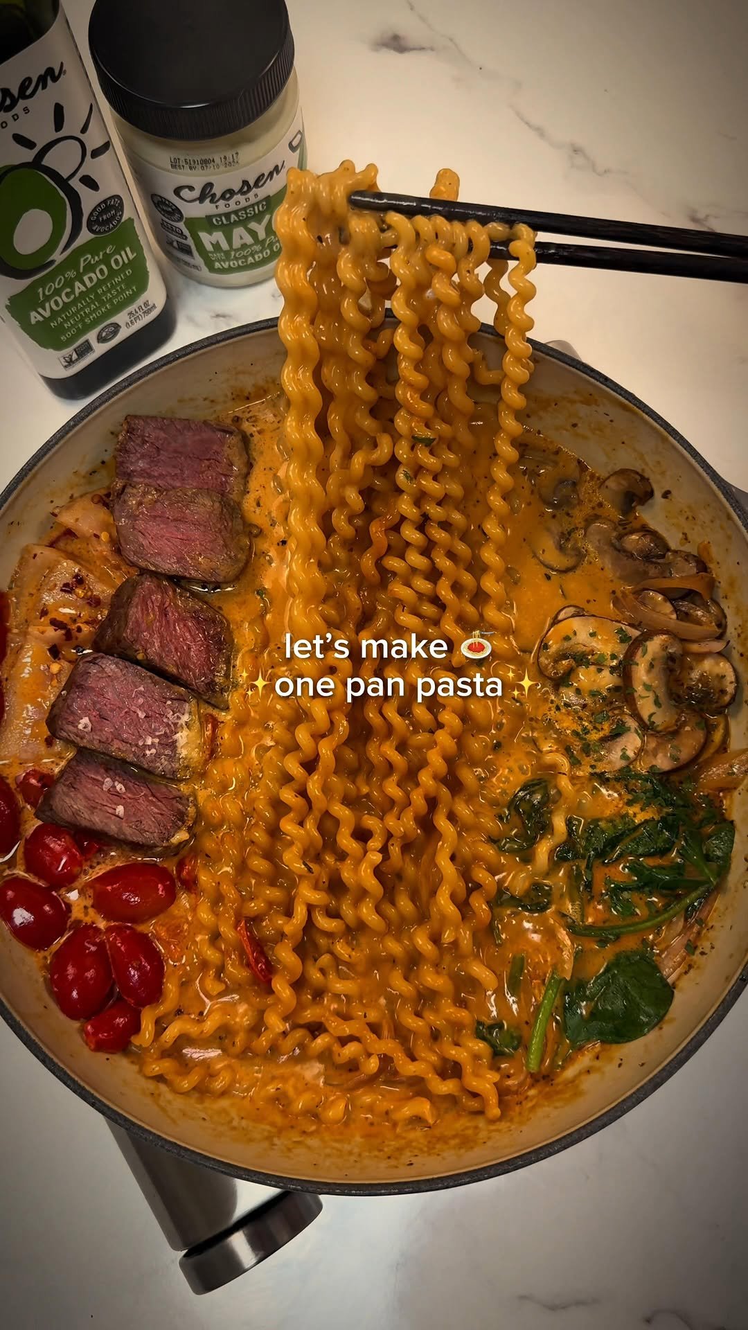 haileyateit 게시물 이미지: This ain’t your average one-pan pasta...