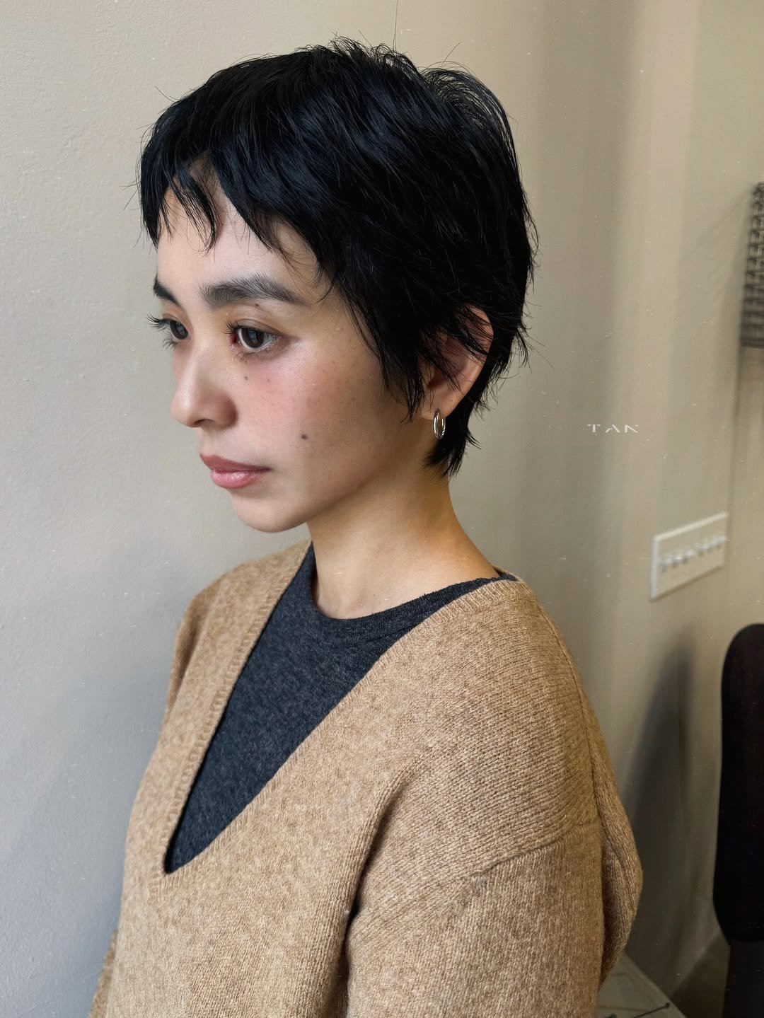 Photo by TAN hair studio _ 혜 원 in 합정동. May be an image of one or more people, hair and text.