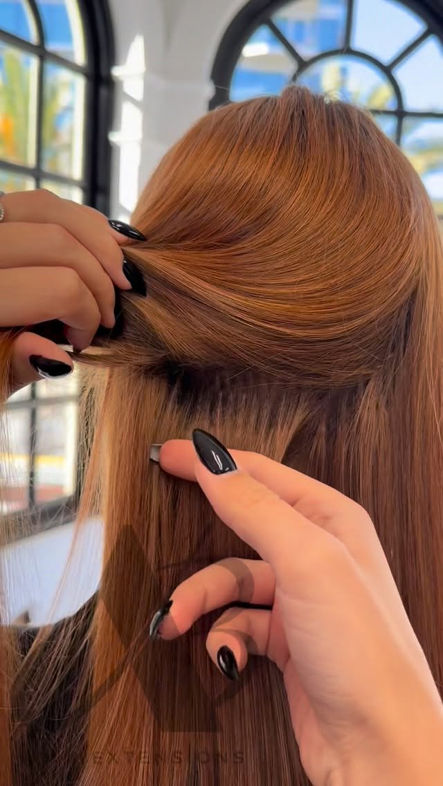 hair_extension_la 게시물 이미지: Hair extensions k tip. Bead technology...