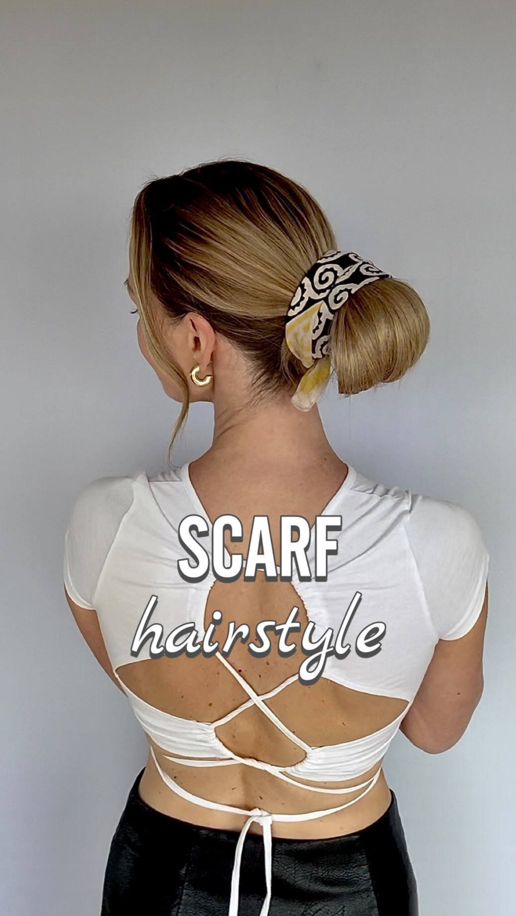 hair_is_fun_ 게시물 이미지: SCARF HAIRSTYLE for every day.

I love showing...