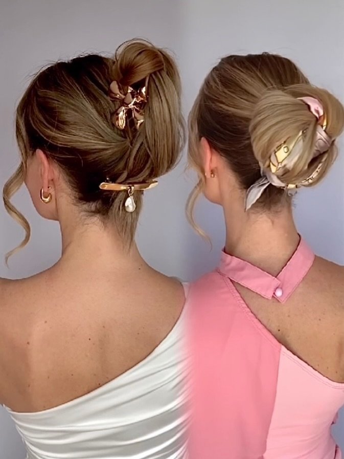 Photo by Claudia | Hairstyles on February 27, 2026. May be an image of one or more people, blonde hair, braids, hairpin, barrette and text.