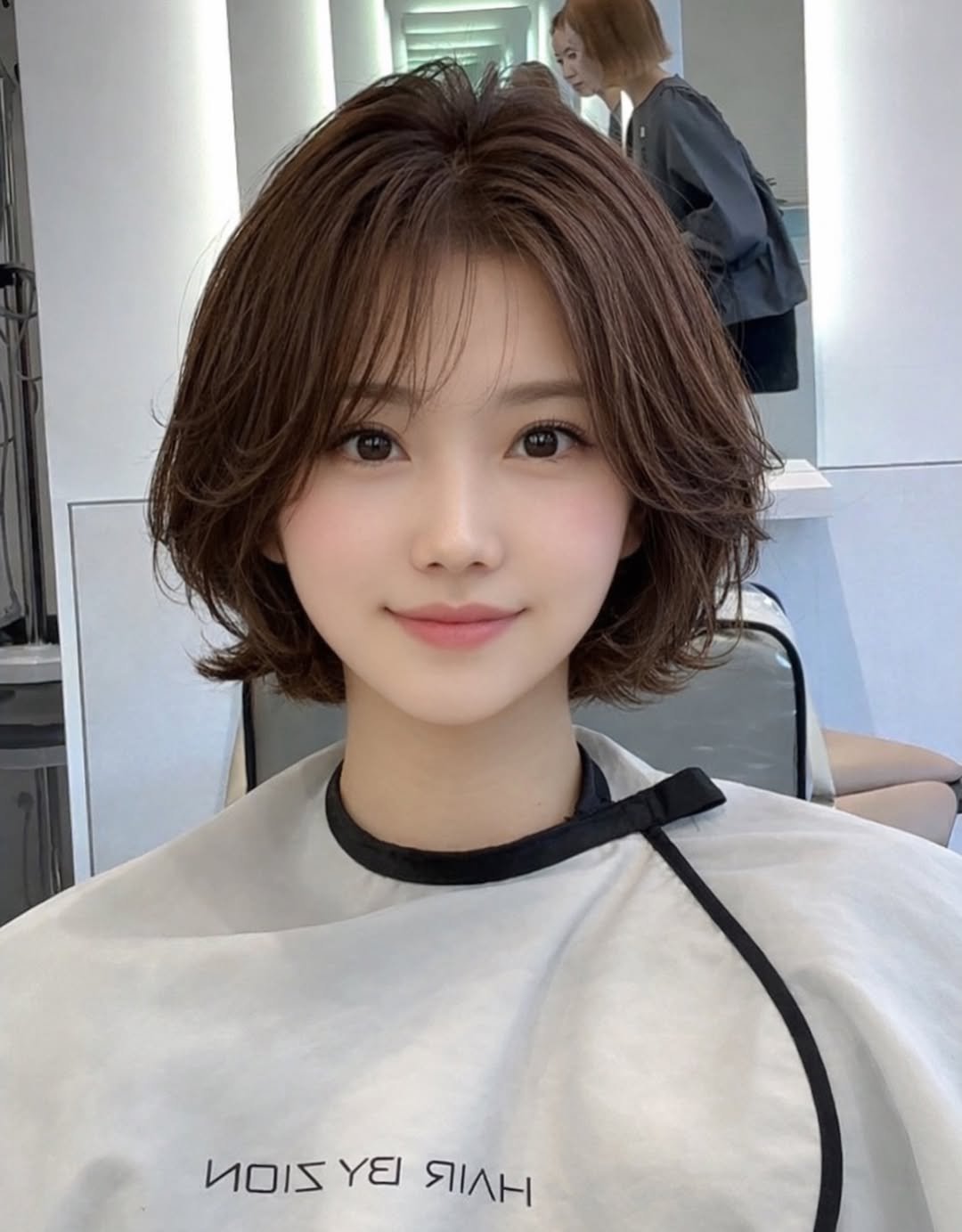 hairbyzion_zion 게시물 이미지: 💇🏻‍♀️늘 숱이 많아서 테슬컷만 하시다가 
이런 펌이 불가능할거란 생각으로...