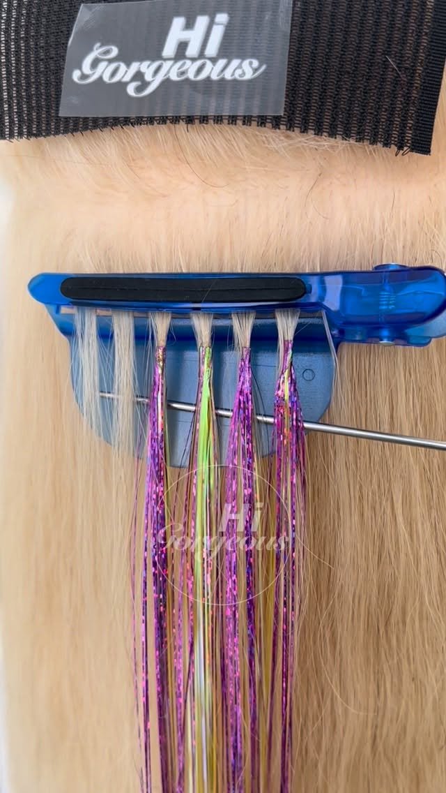 hairextension_alice 게시물 이미지: Tinsel keratin.
.
.
.
#ktipextensions...