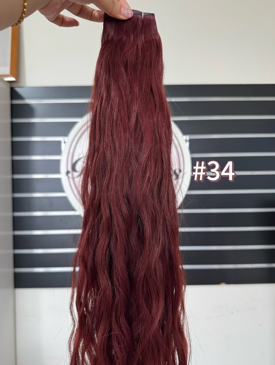 hairextension_alice 게시물 이미지: #34 wave .
.
.
.
#hairextensionspecialist #redhaircolor