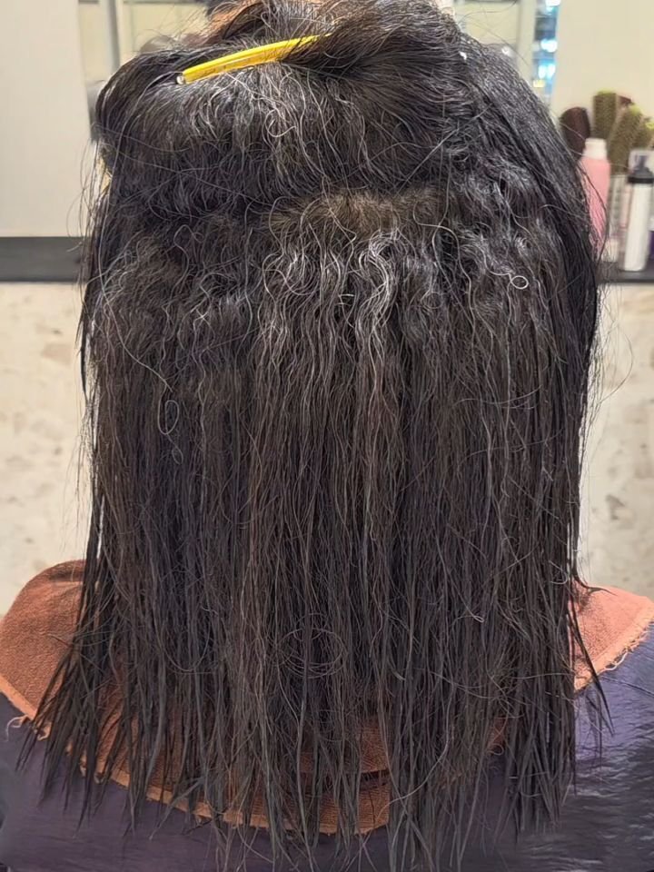 hairmaster_kim 게시물 이미지: 고객님은 작년에 방문하시고 올해에도 매직을 하기 위해 복구헤어에...