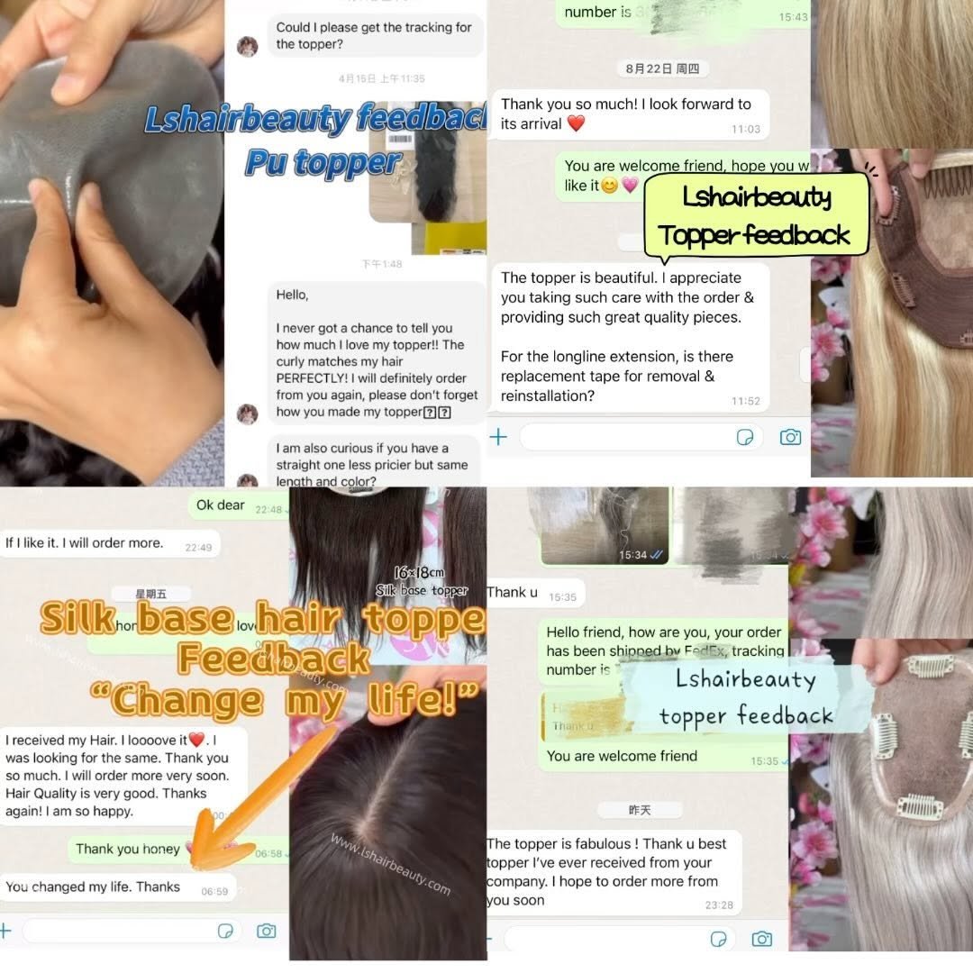 hairtopperfactory 게시물 이미지: Best quality hair toppers supply from china...