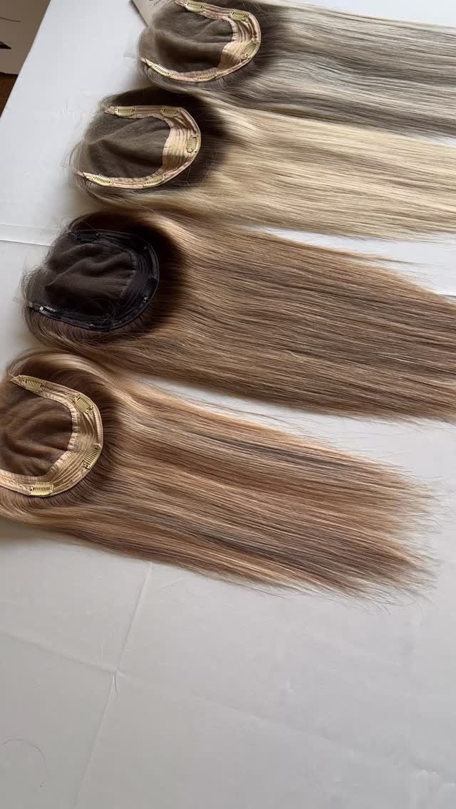 hairtopperfactory 게시물 이미지: 6x7’’ lace topper with weft . 14 16 inch are...